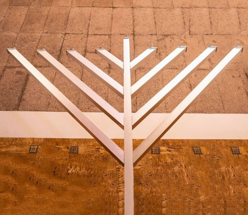 Hanukkah Menorah Display
