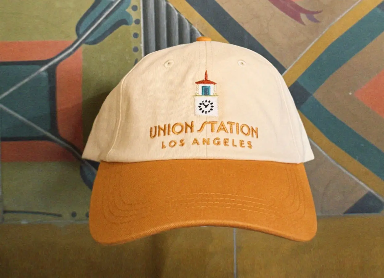 Merch Motel hat for Union Station Collaboration