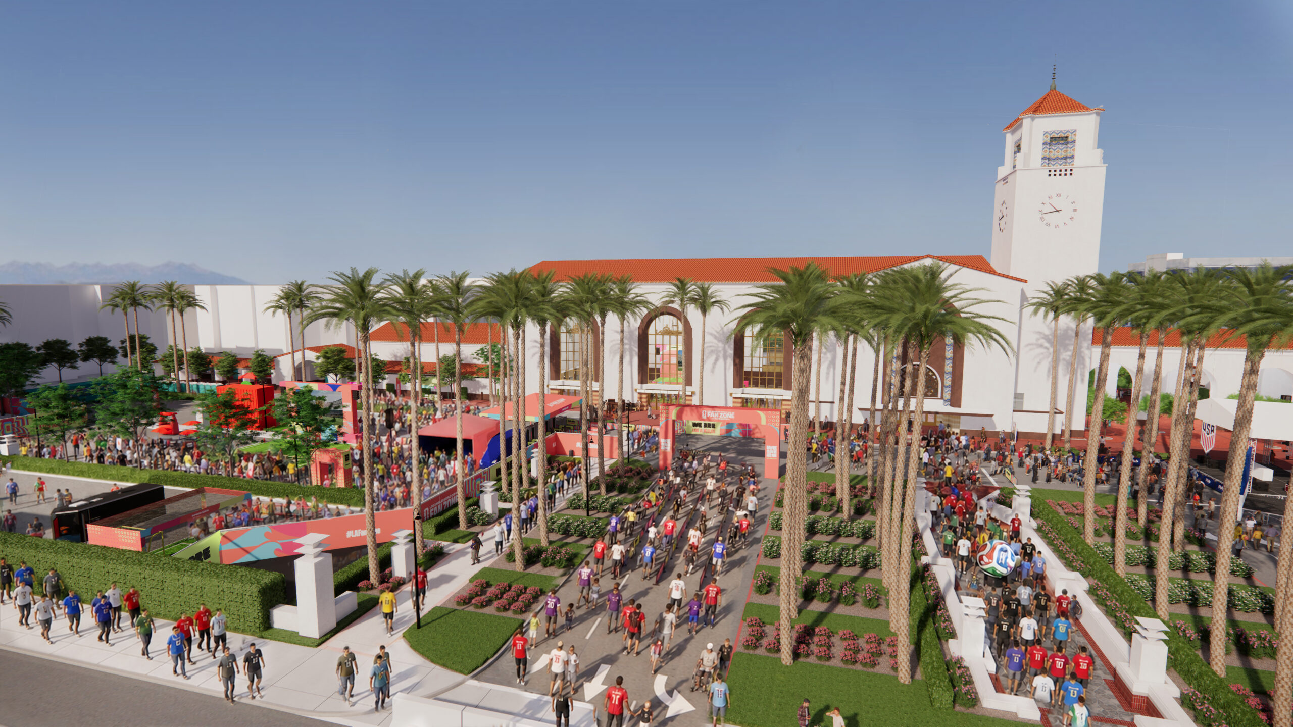 LAUS OFZ FrontofStation Union Station Los Angeles