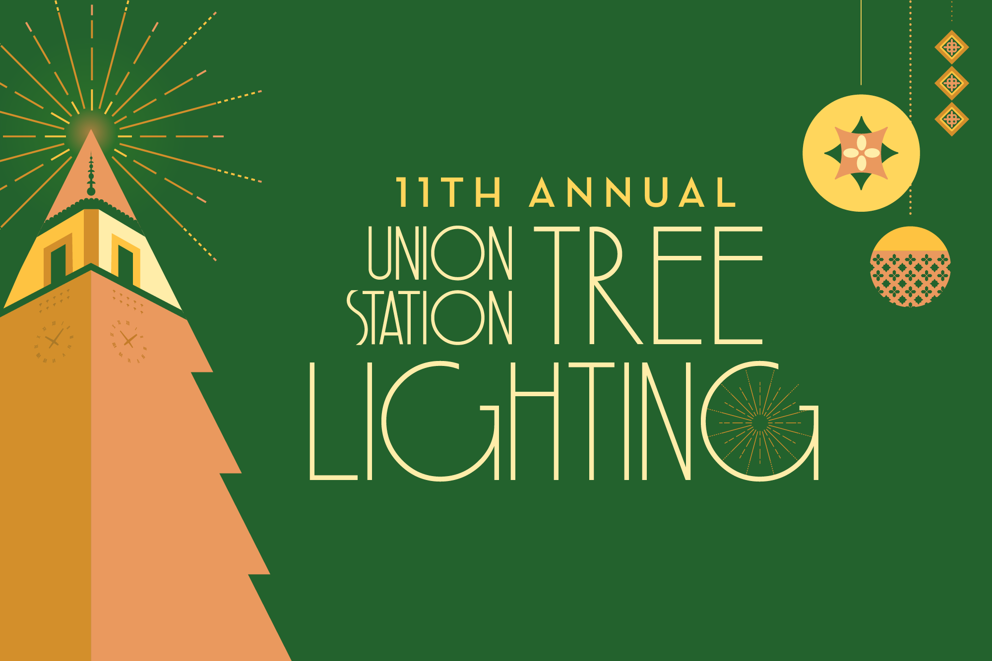LAUS Holiday LAUS X V Union Station Los Angeles
